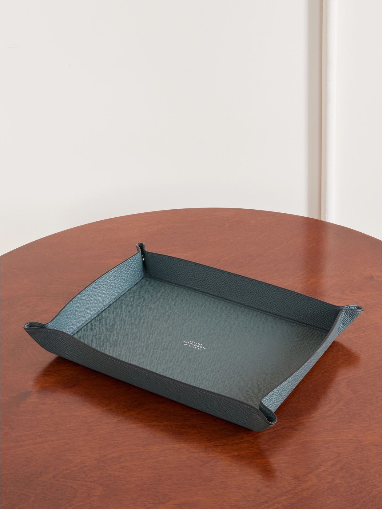 Smythson 파나마 가죽 트레이