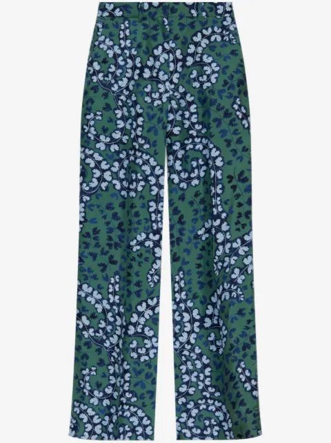 LANVIN 주름 실크 바지
