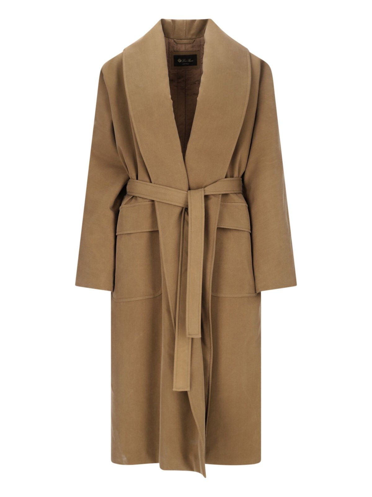 LOROPIANA 드와이트 벨티드 코트