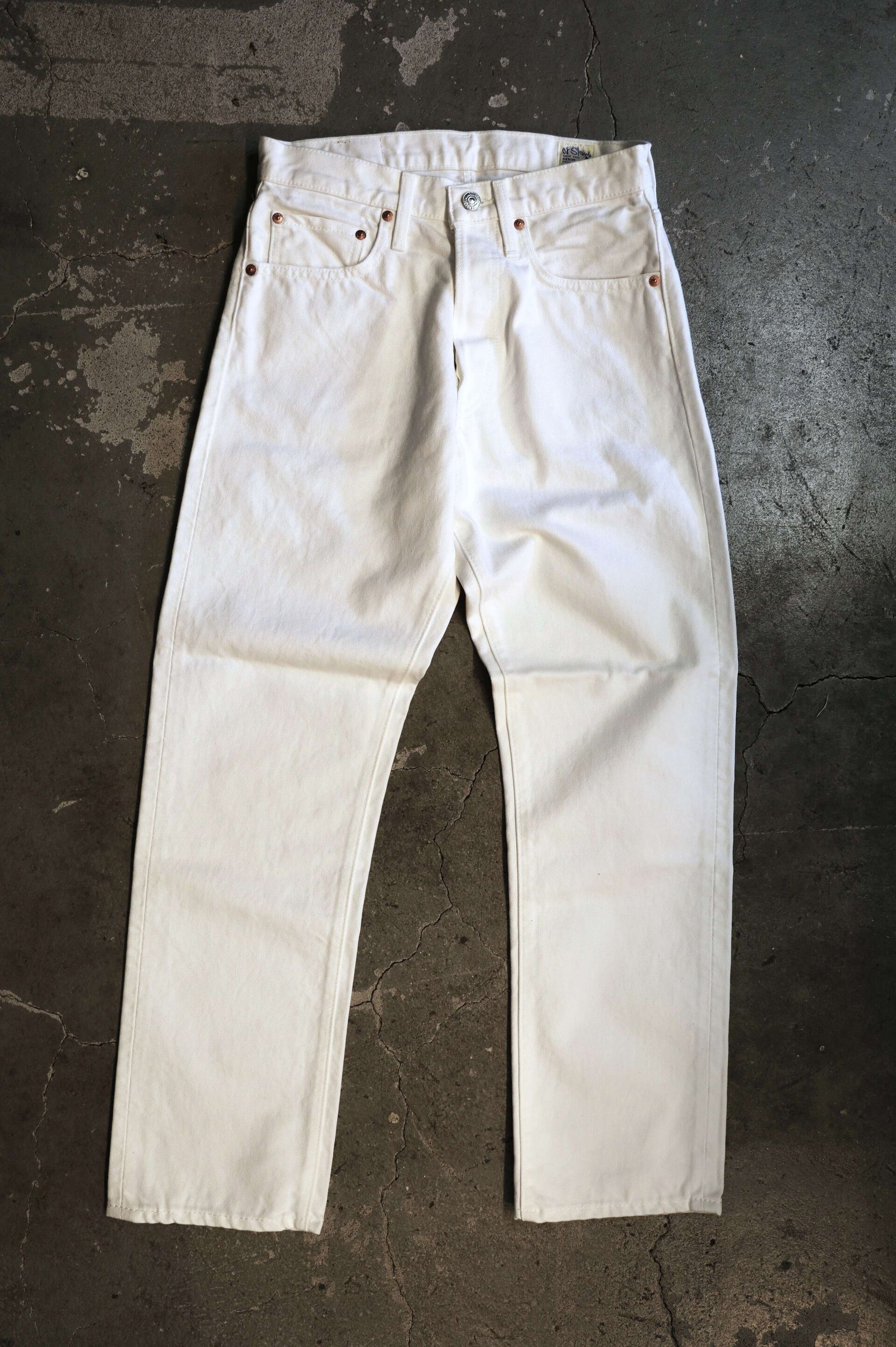 ORSLOW 90s 5포켓 화이트 데님