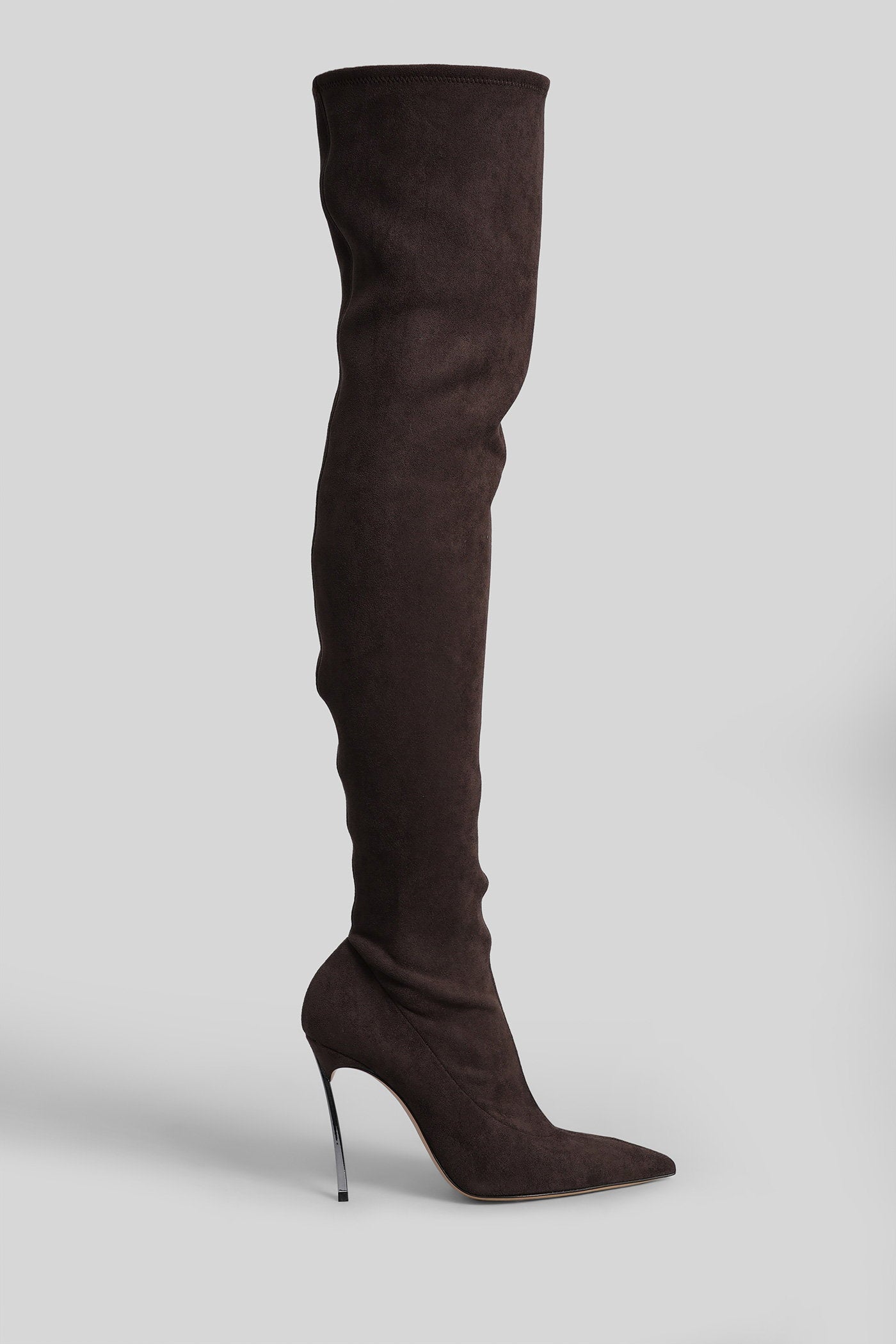 CASADEI 브레이드 하이힐 부츠
