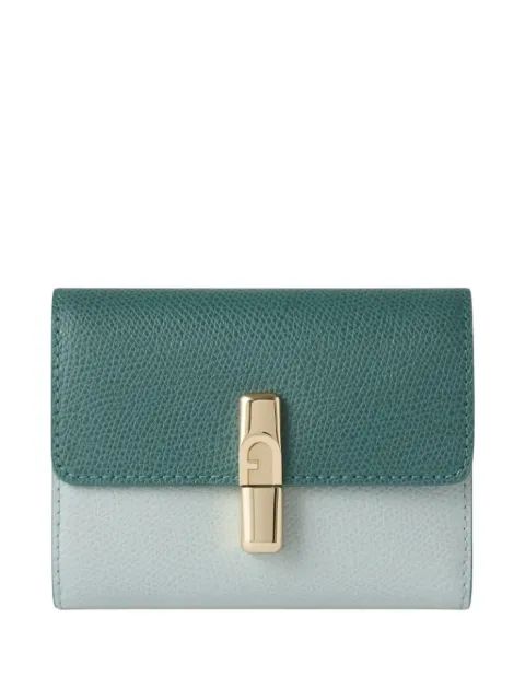 FURLA S 컴팩트 로고 플라크 지갑