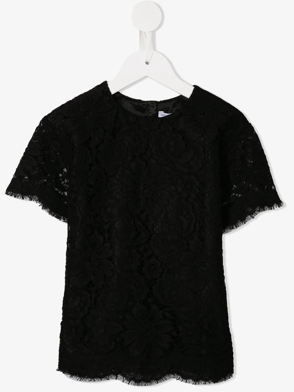 Dolce & Gabbana Kids 헤비 레이스 블라우스