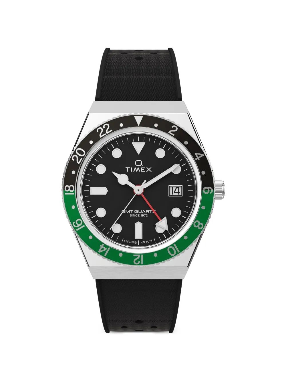 TIMEX 큐 타이맥스 GMT 38mm 시계