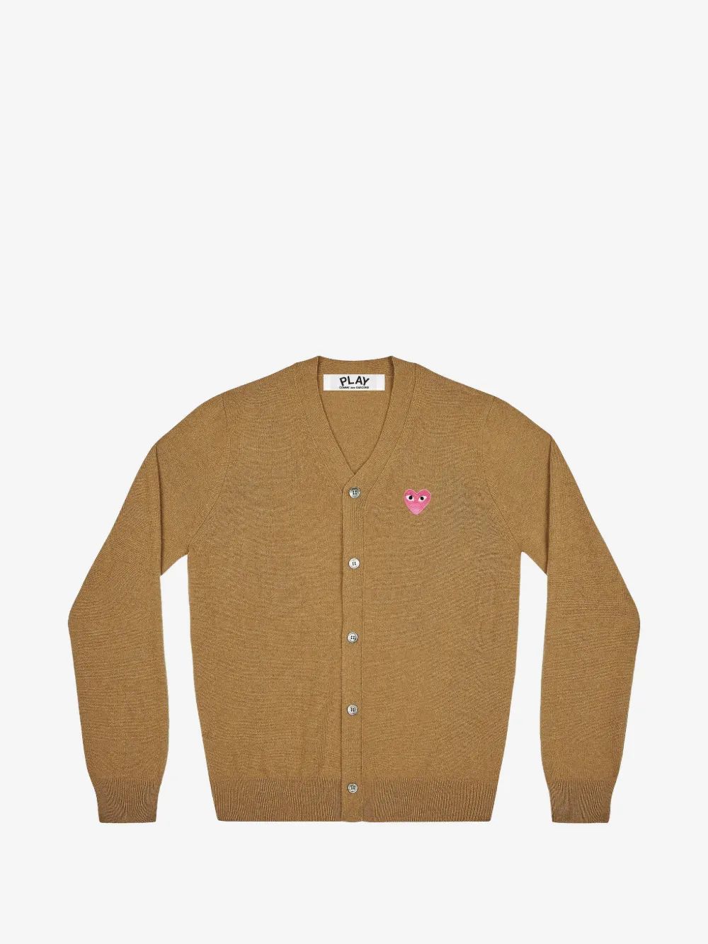 Comme Des Garçons Play Kids 플레이 하트 패치 브이넥 가디건
