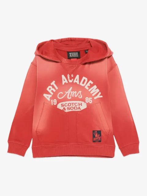 Scotch & Soda Kids 로고 프린트 후드티