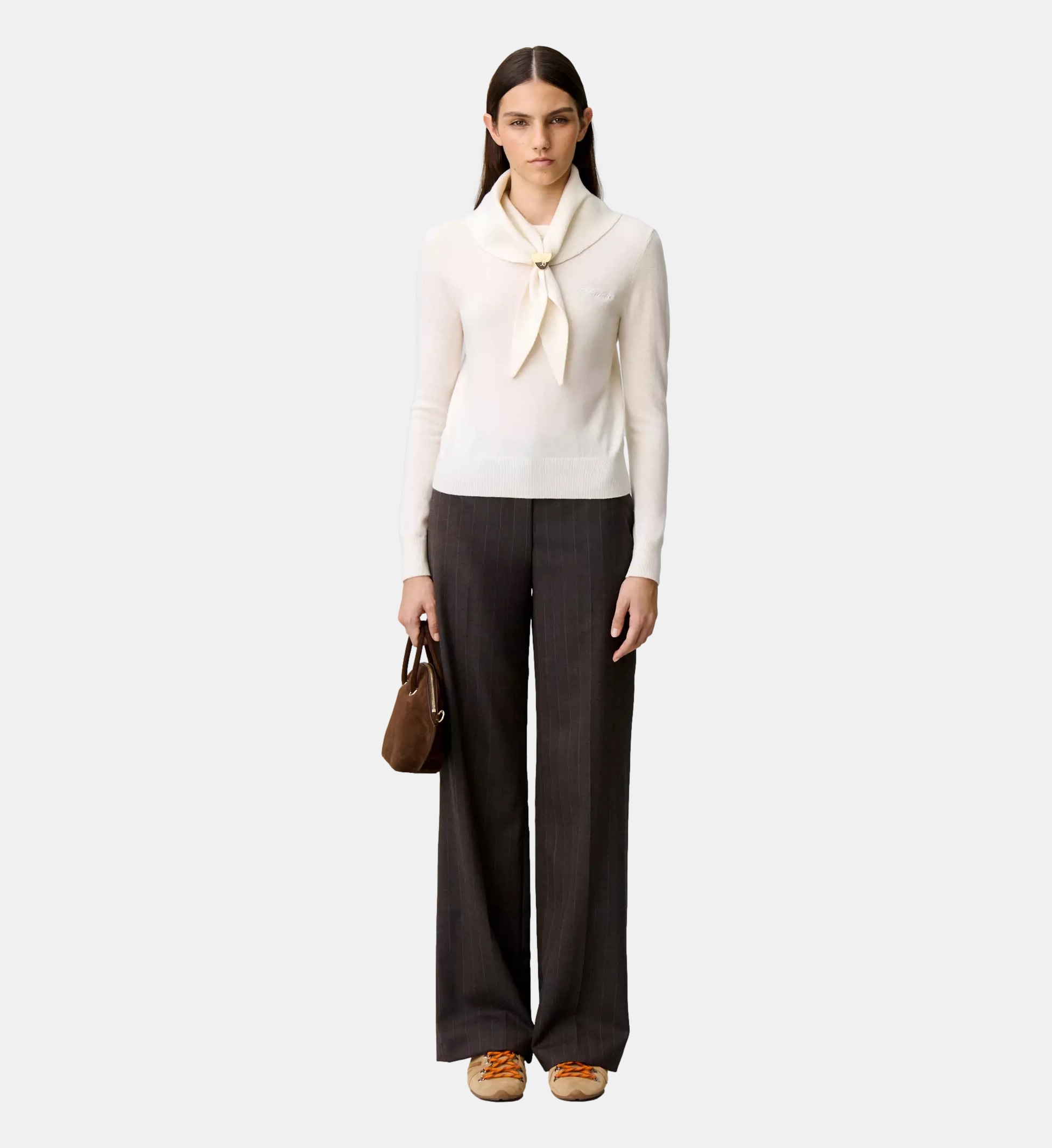 Claudie Pierlot  탈부착 스카프 니트