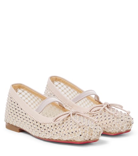 Christian Louboutin Kids 바발렛 장식 발레 플랫