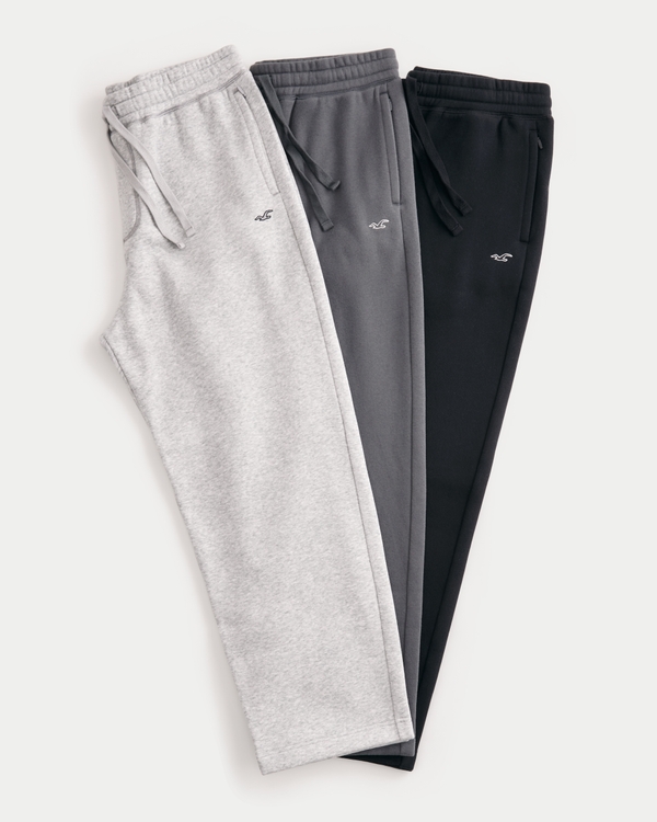 Hollister 필 굿 배기 스웻팬츠 3팩