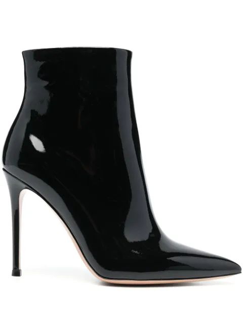GIANVITO ROSSI 110mm 페이턴트 레더 부츠