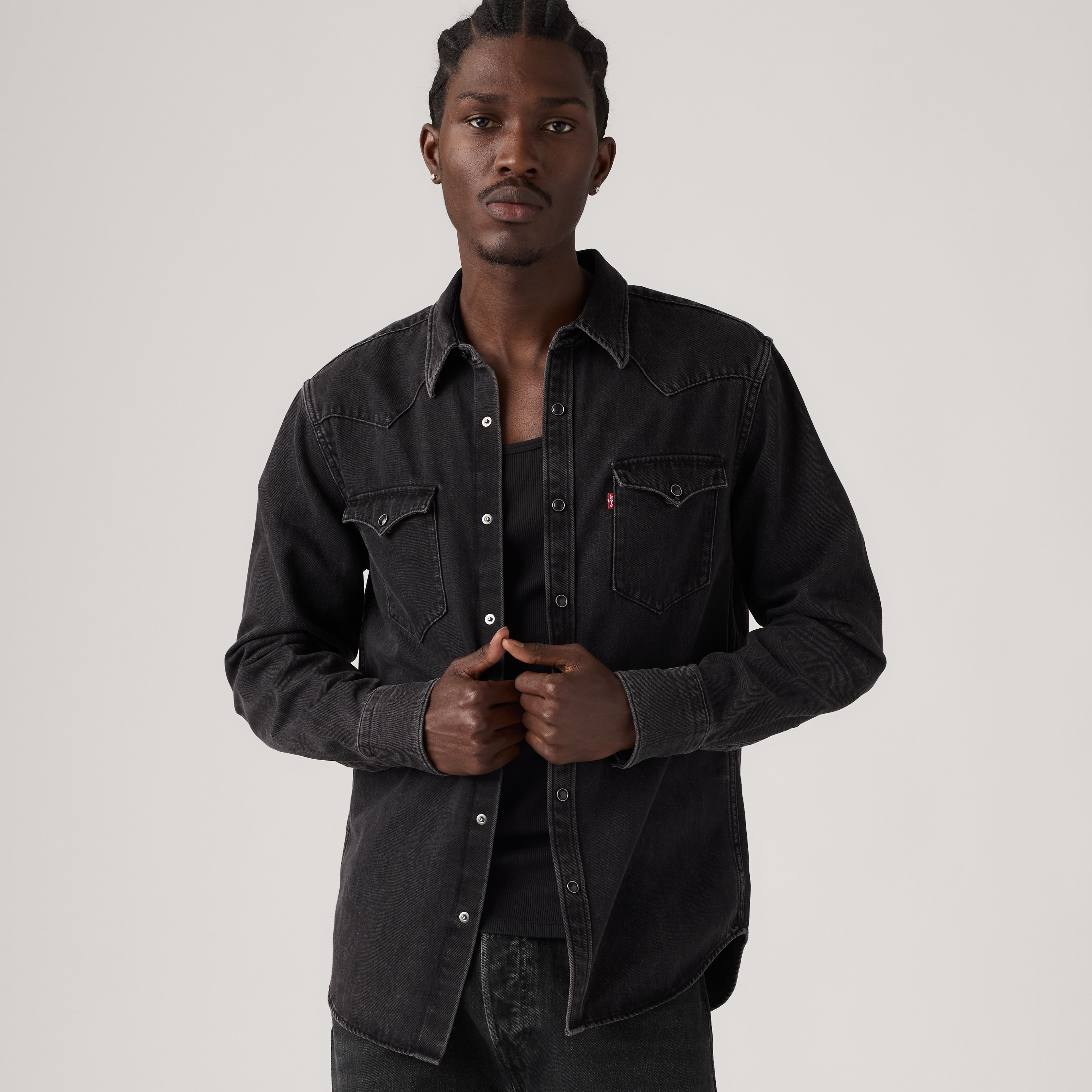 LEVI'S 바스톨 스탠다드 웨스턴 데님 셔츠
