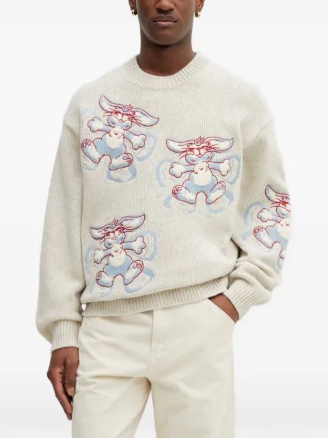KENZO 겨울 홀리데이 자수 스웨터