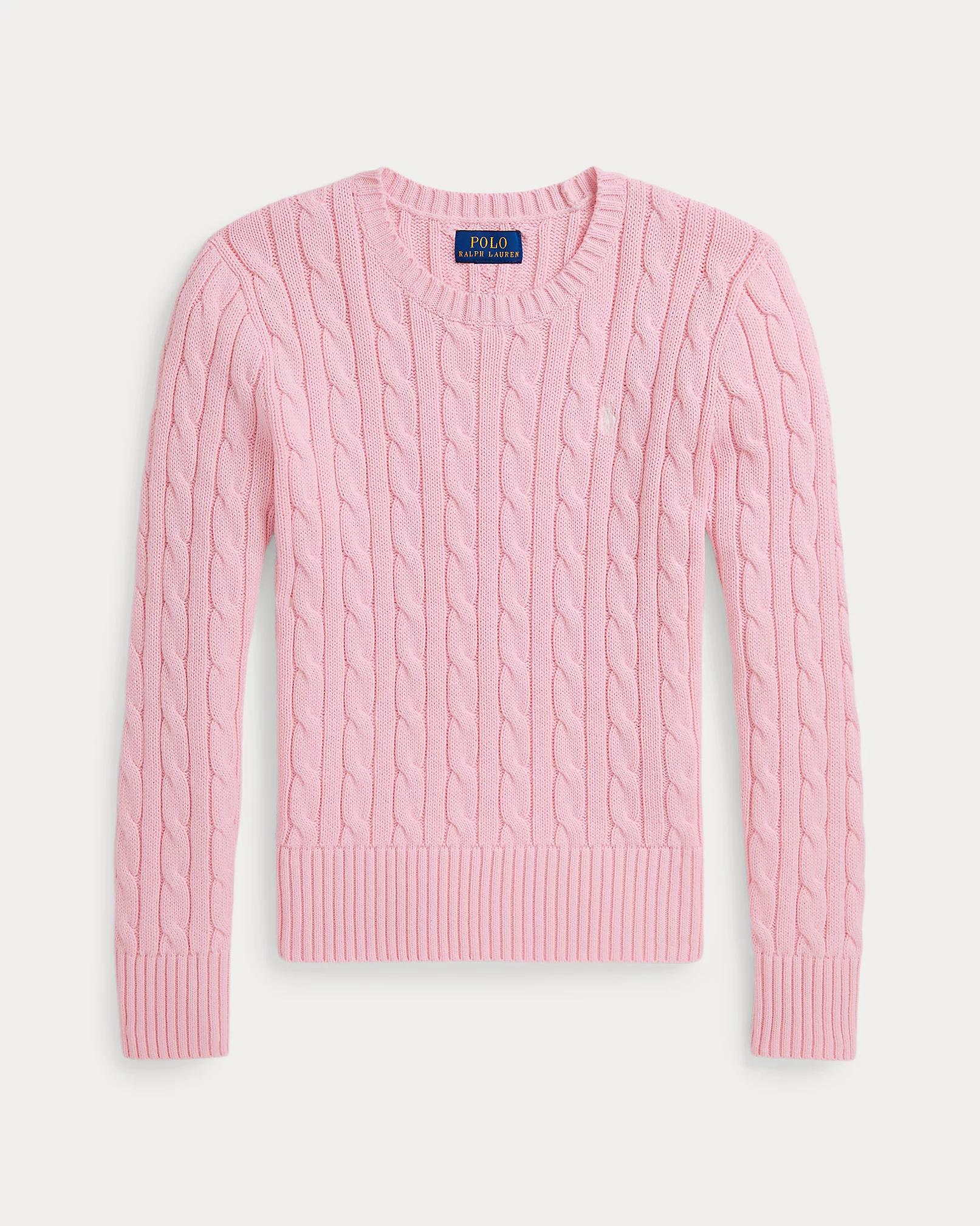 Ralph Lauren Kids 미니 케이블 니트 코튼 크루넥 스웨터