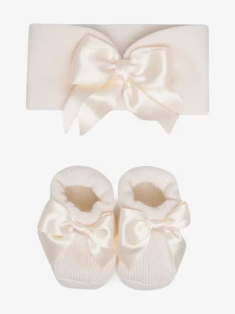La Perla Kids 보우 디테일 니트 세트