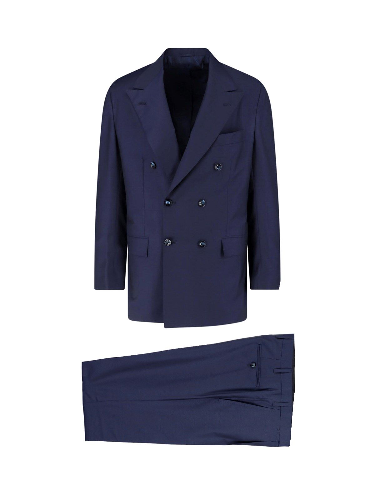 KITON 더블 브레스트 울 수트