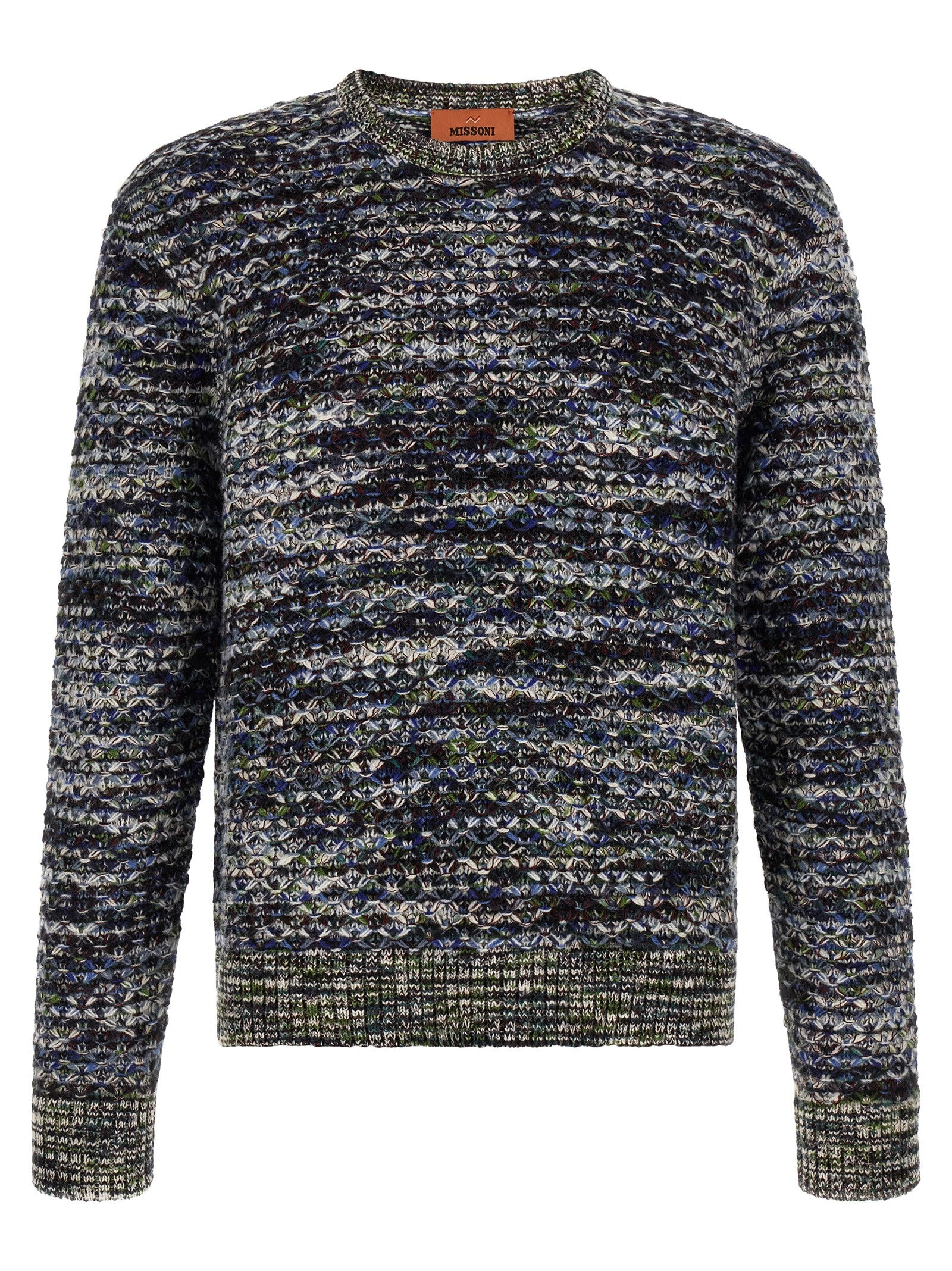 MISSONI 텍스처 울-비스코스 니트 스웨터