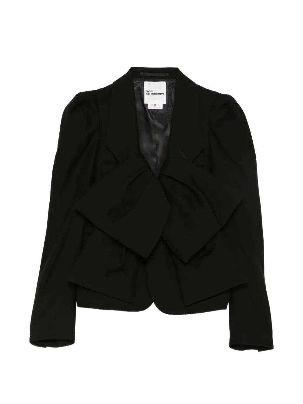 Noir Kei Ninomiya 리본 장식 자켓