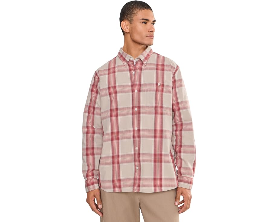 L.L.BEAN 컴포트 스트레치 청바지 셔츠 긴팔 전통핏 체크