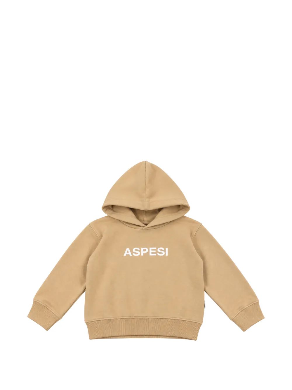 ASPESI KIDS 로고 프린트 롱슬리브 후드