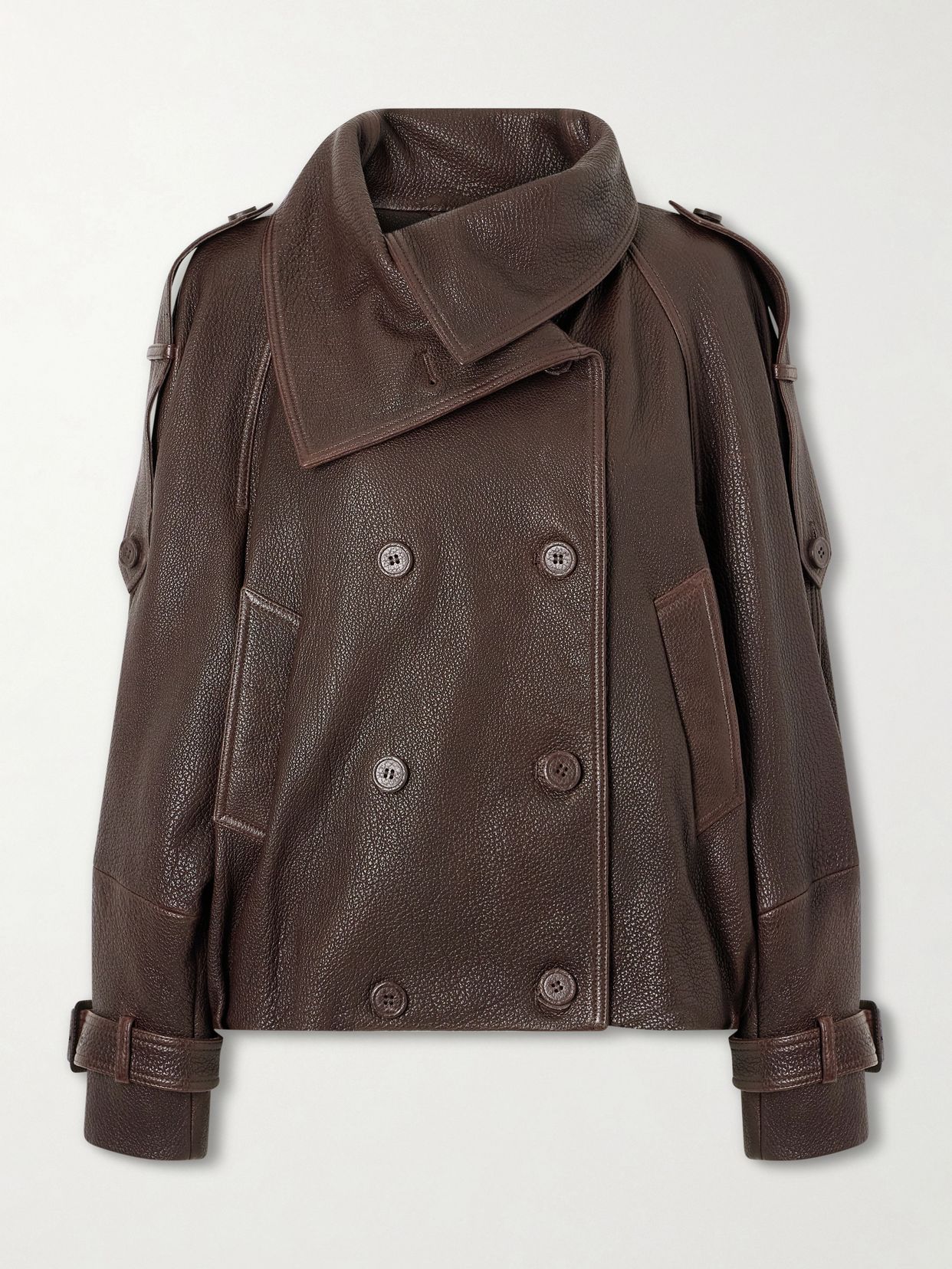 Acne Studios 풀 그레인 가죽 자켓