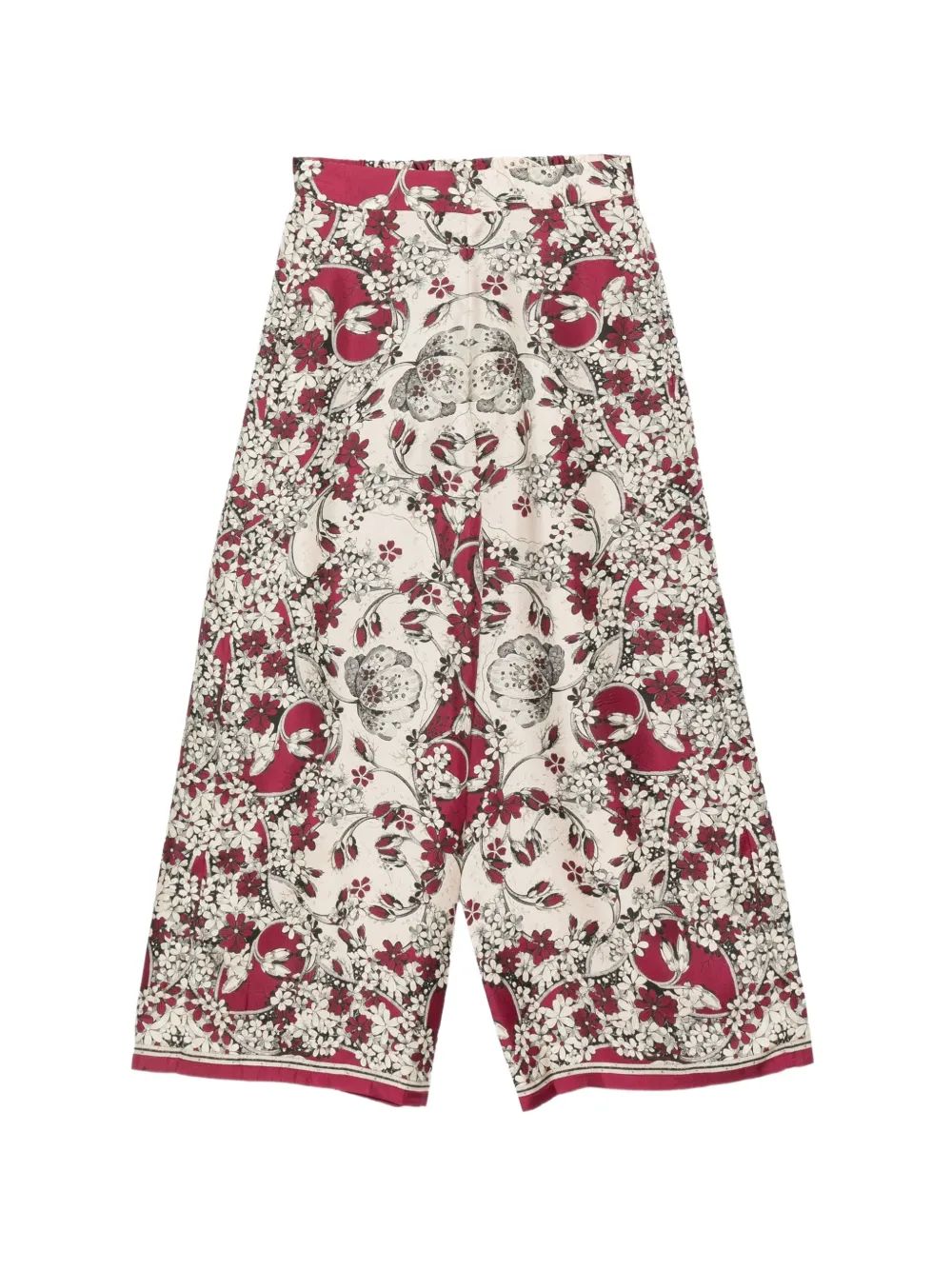ANTONIO MARRAS 플로럴 프린트 팔라조 팬츠