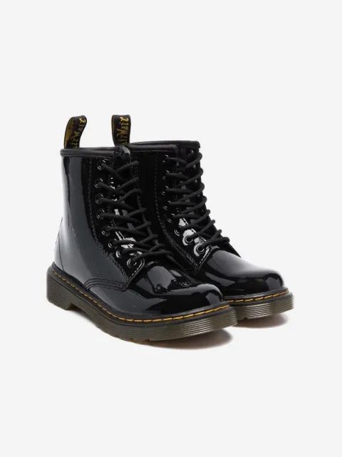 Dr.Martens kids 1460 페이턴트 레더 부츠