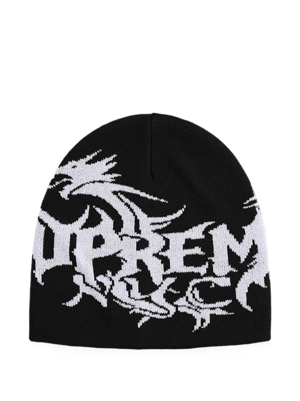 Supreme 아트 딜러 드래곤 로고 자카드 비니