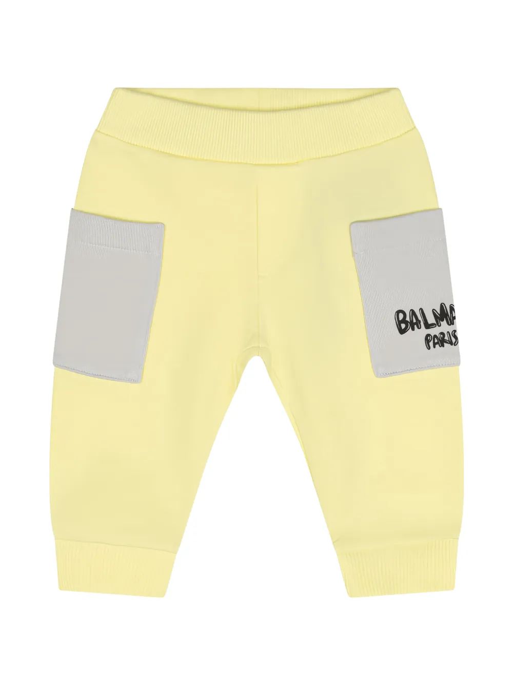 Balmain Kids 로고 프린트 트랙 팬츠