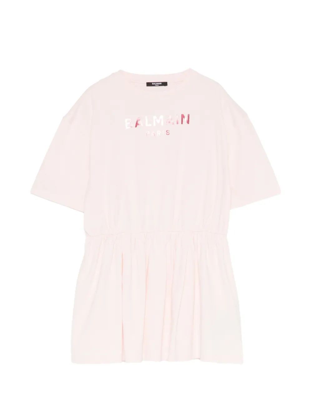 Balmain Kids 로고 프린트 원피스