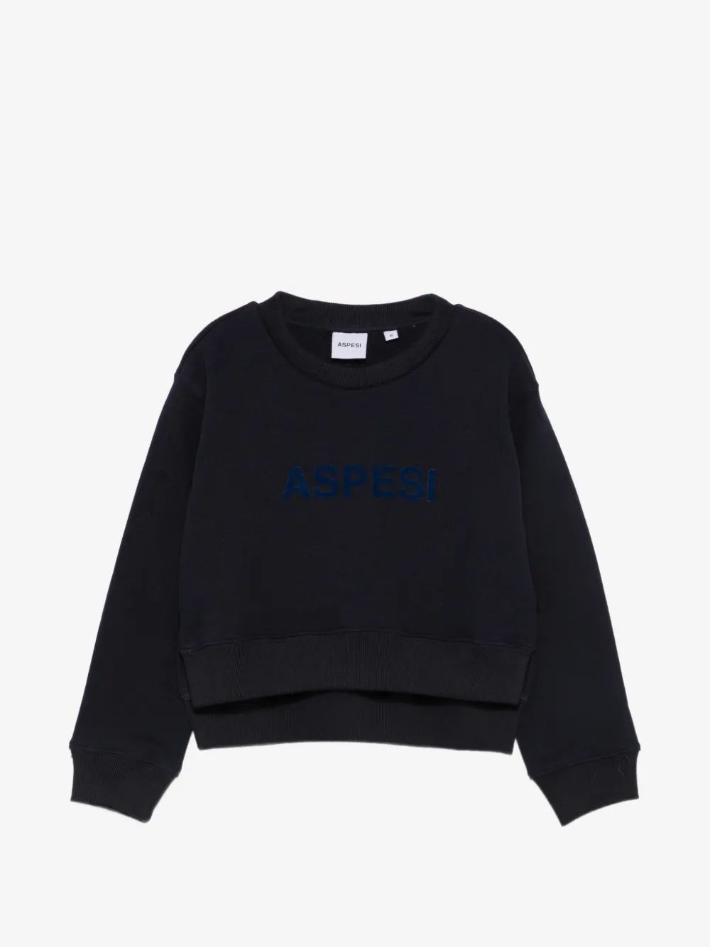 ASPESI KIDS 플록 로고 맨투맨