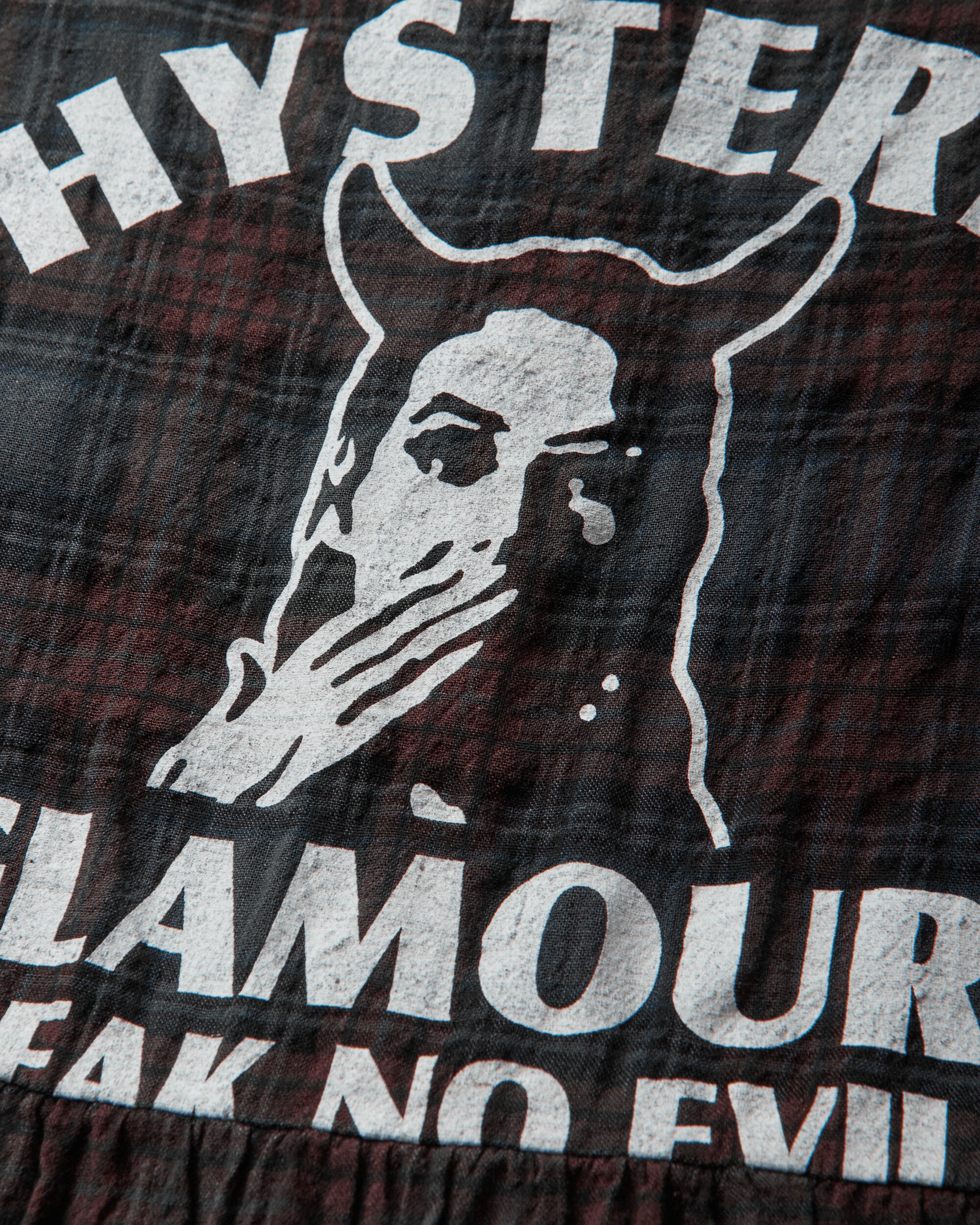 HYSTERIC GLAMOUR 스피크 노 이블 체크 드레스