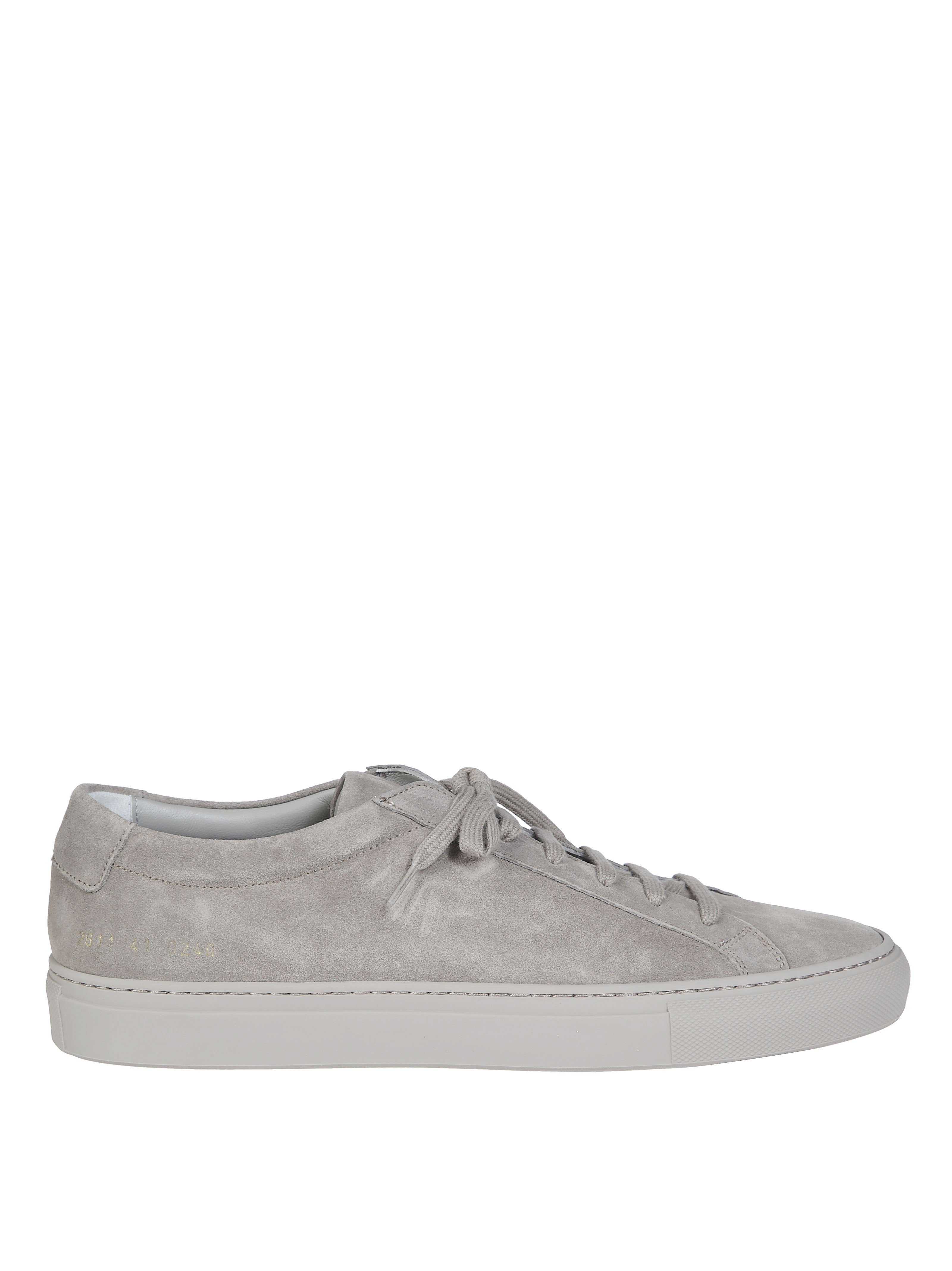 COMMON PROJECTS 아킬레스 프리미엄 스웨이드 로우탑 스니커즈