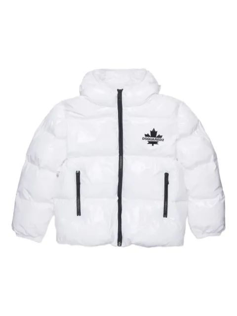 Dsquared 2 kids 로고 프린트 자켓