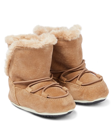 Moon Boot Kids 크립 스웨이드 스노우 부츠