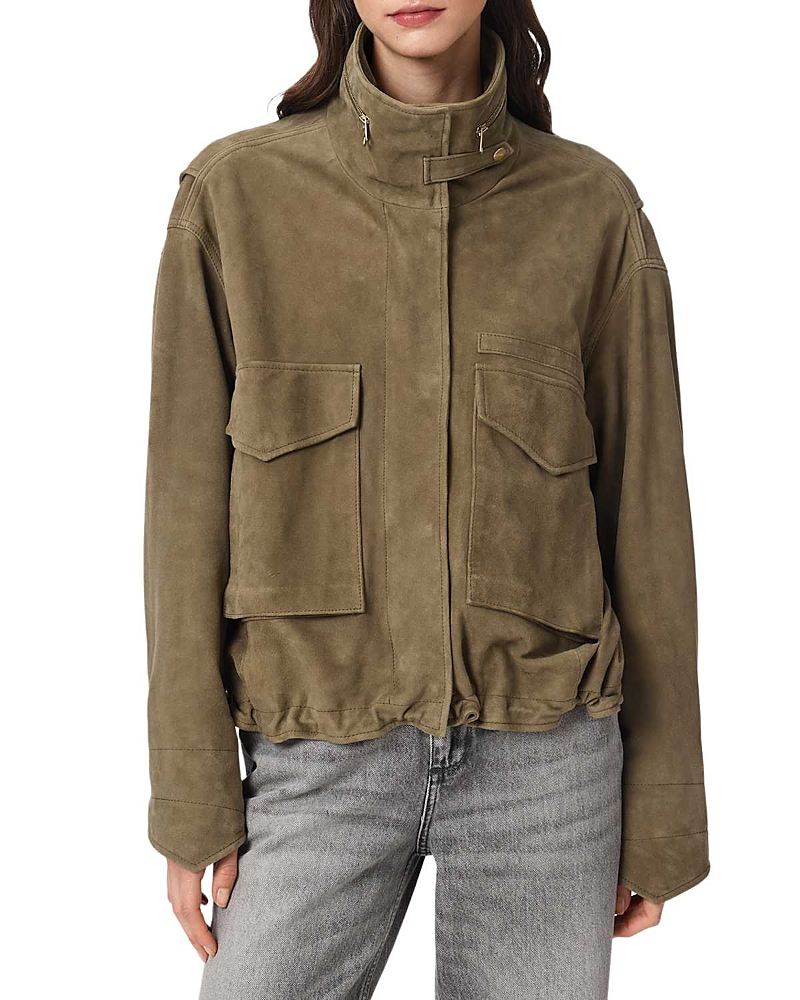All Saints 클레이 스웨이드 자켓