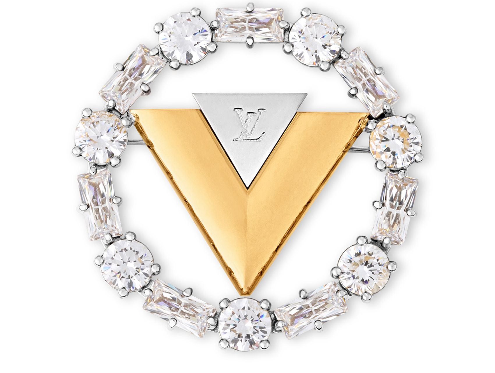 LOUIS VUITTON 브로치 V 루이비통
