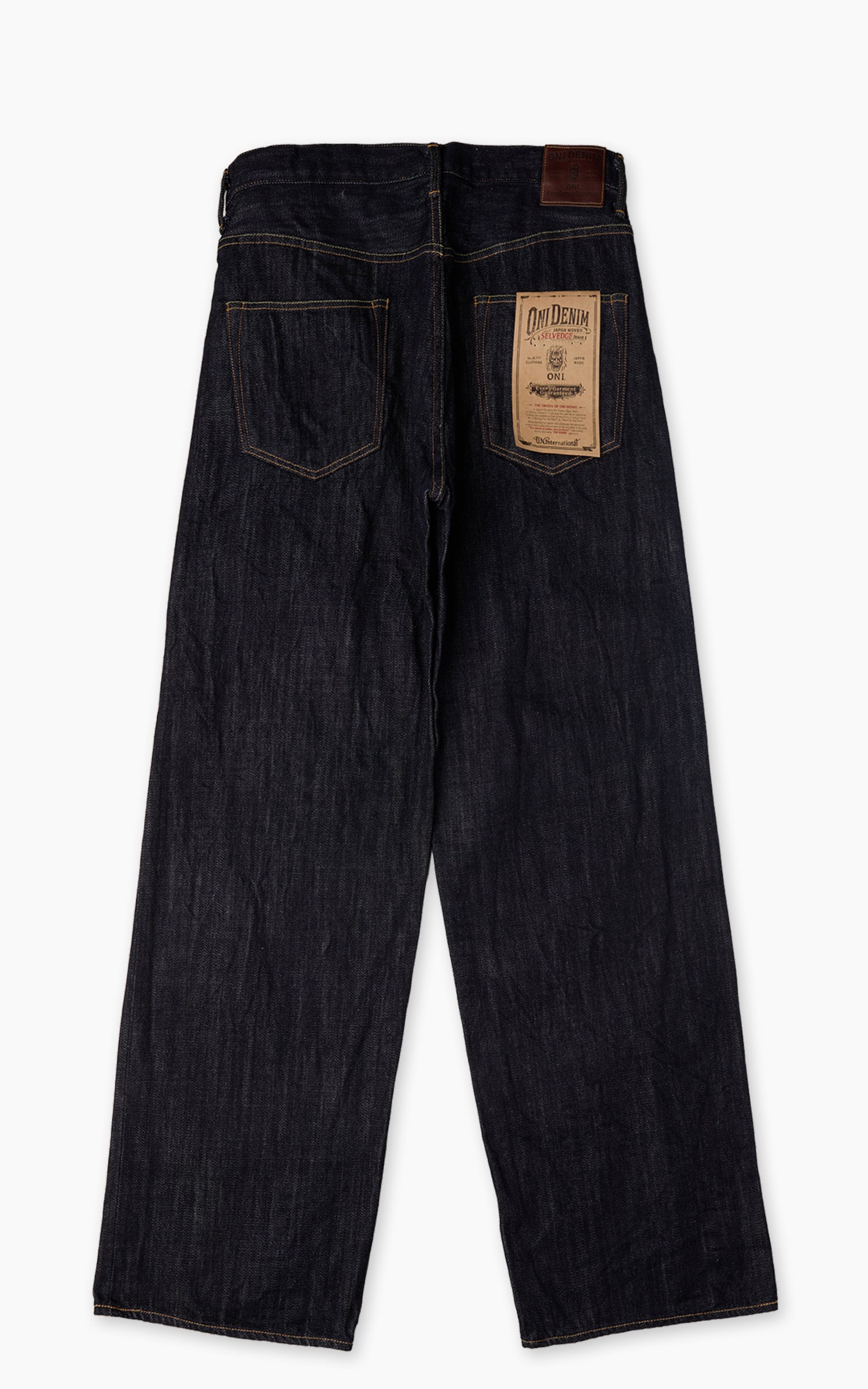 ONI DENIM 222-LWD 슈퍼 와이드 스트레이트 루즈 위브 데님 12oz