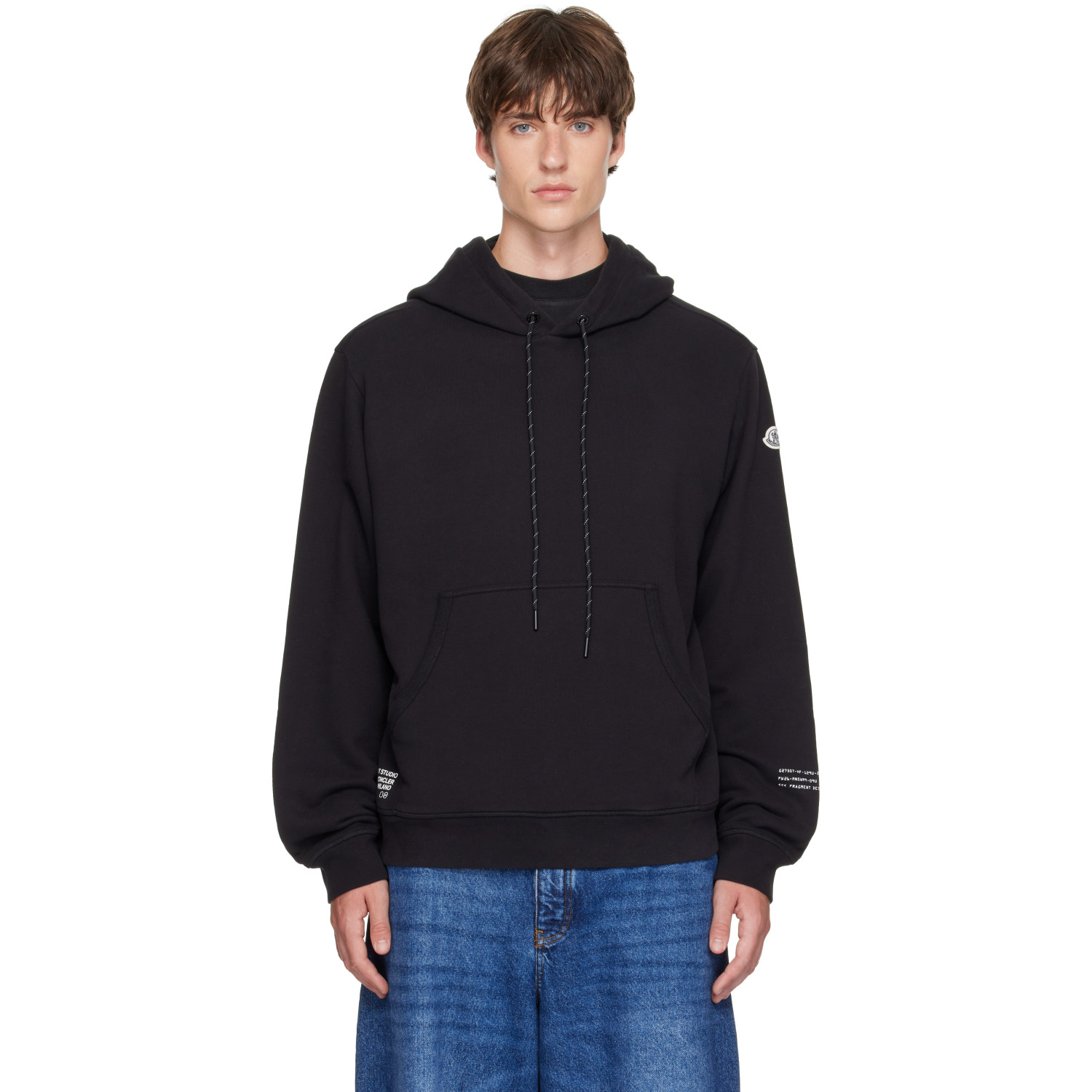 MONCLER GENIUS 몽클레르 x 프래그먼트 로고 코튼 후드