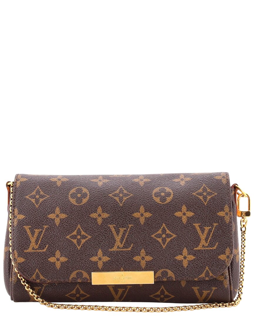 LOUIS VUITTON 브라운 모노그램 캔버스 페이보릿 PM