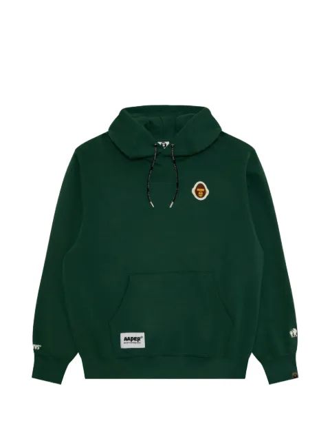 AAPE by A Bathing Ape 로고 프린트 후드티