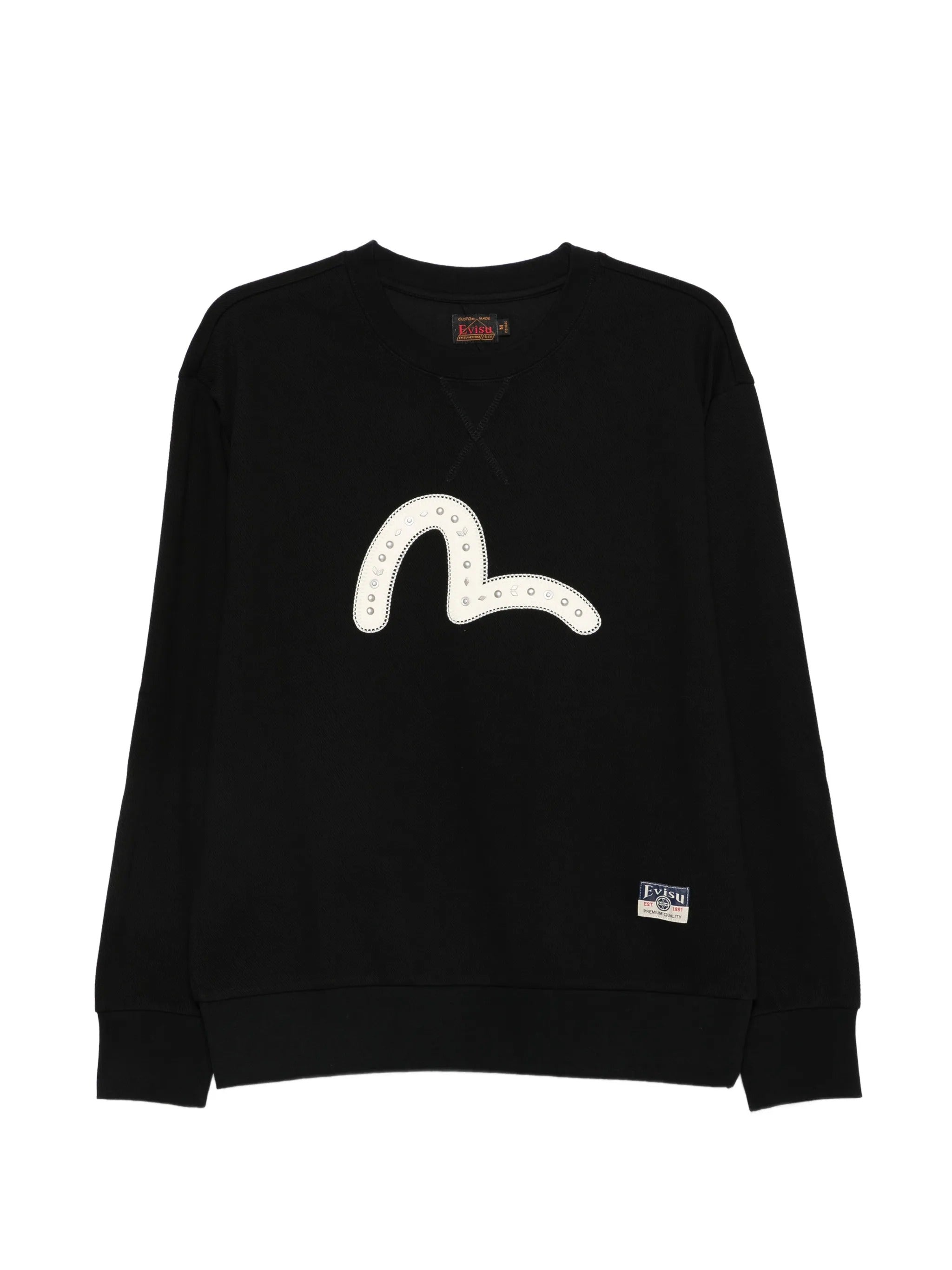 EVISU 에이치티 시걸 엠브로이드 스웨트셔츠
