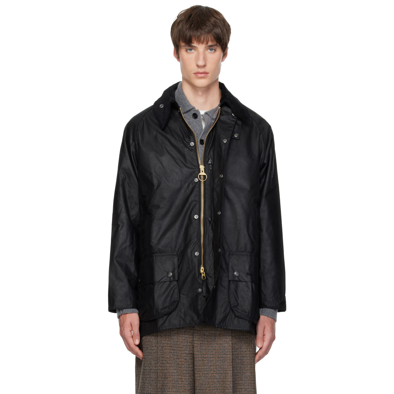 BARBOUR 뷰포트 왁스 자켓