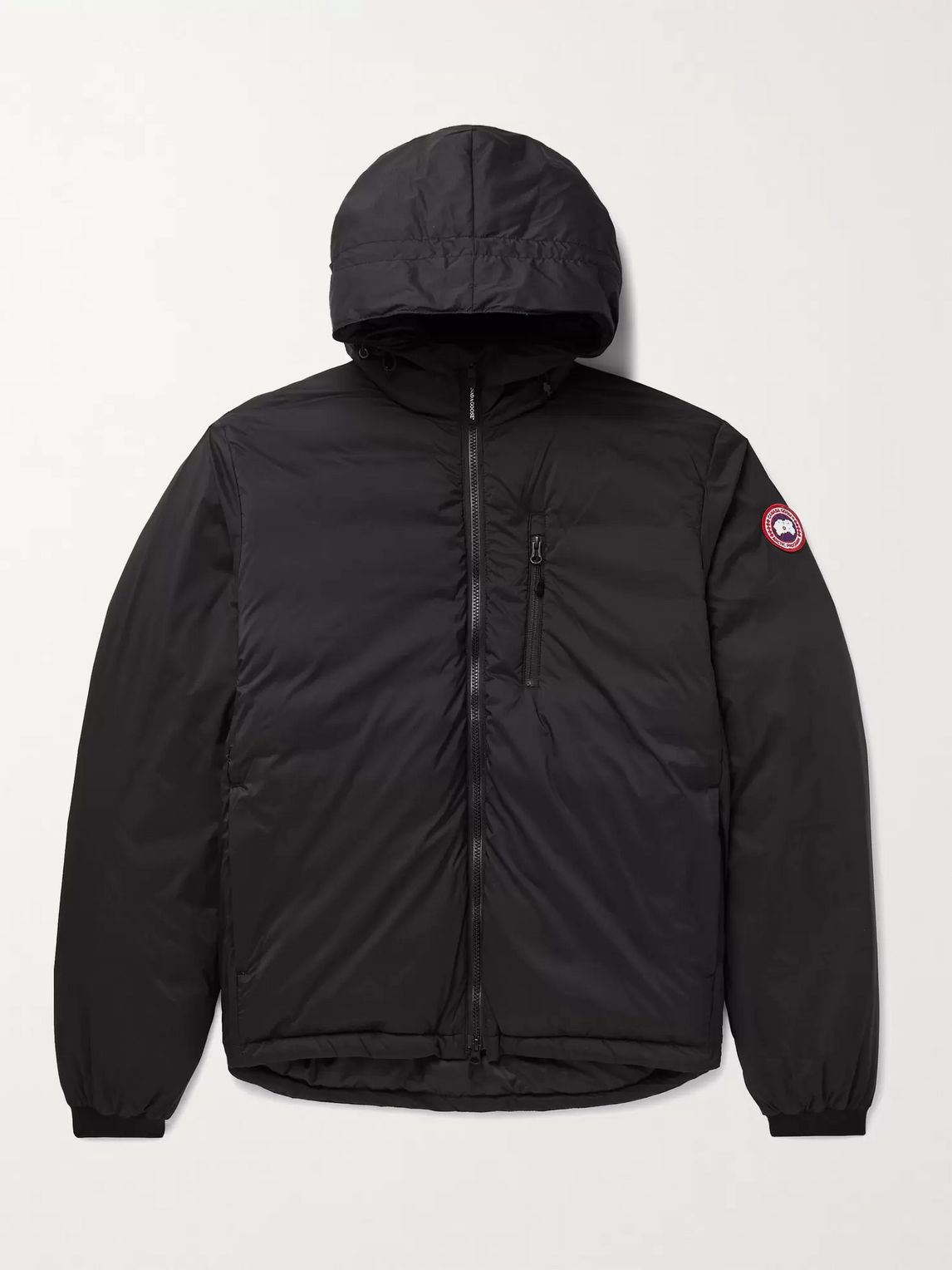 CANADA GOOSE 로지 슬림핏 나일론 립스톱 후드 다운 자켓
