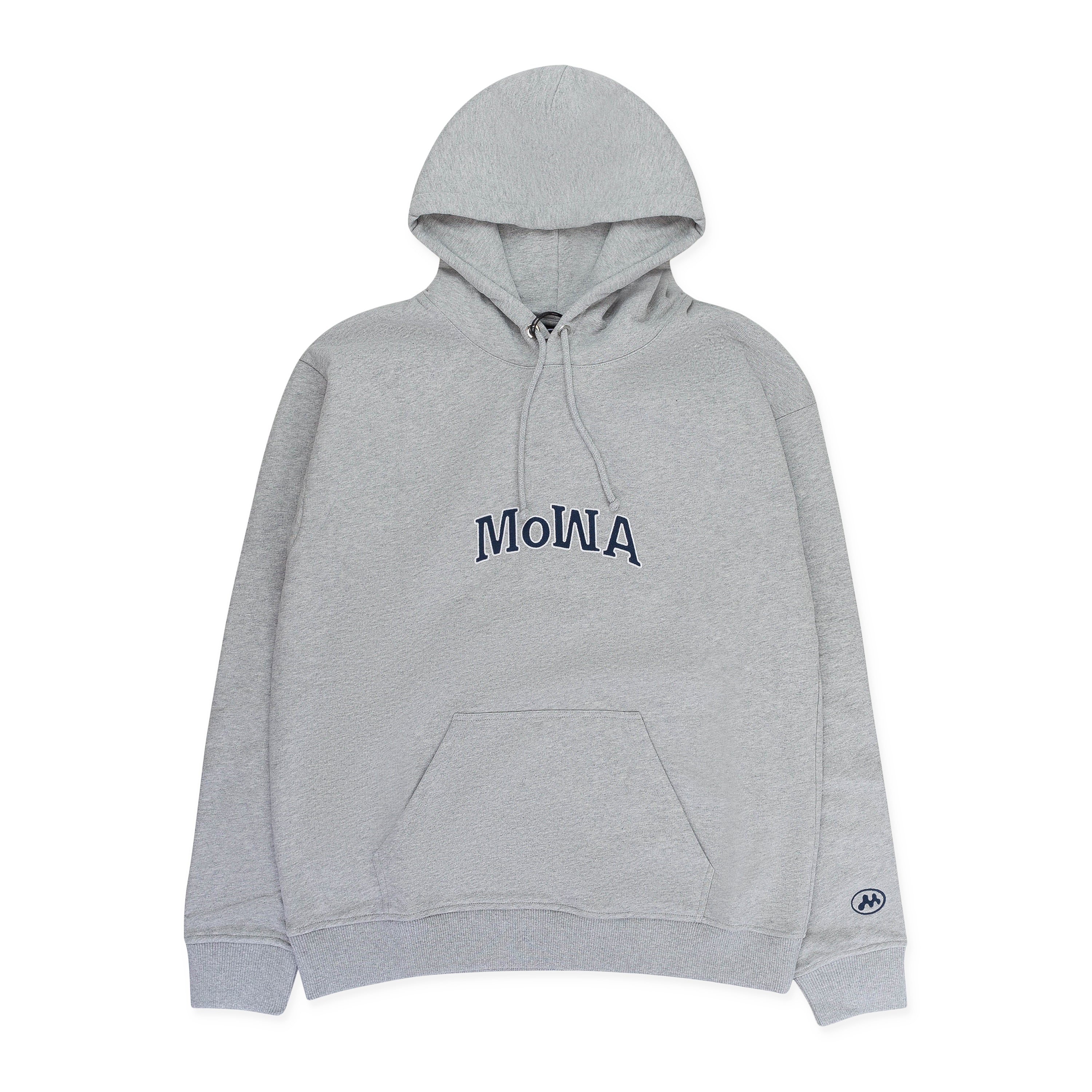 mowalola 그레이 모와 후드티