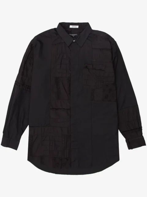 Engineered Garments 패치워크 쇼트 칼라 셔츠