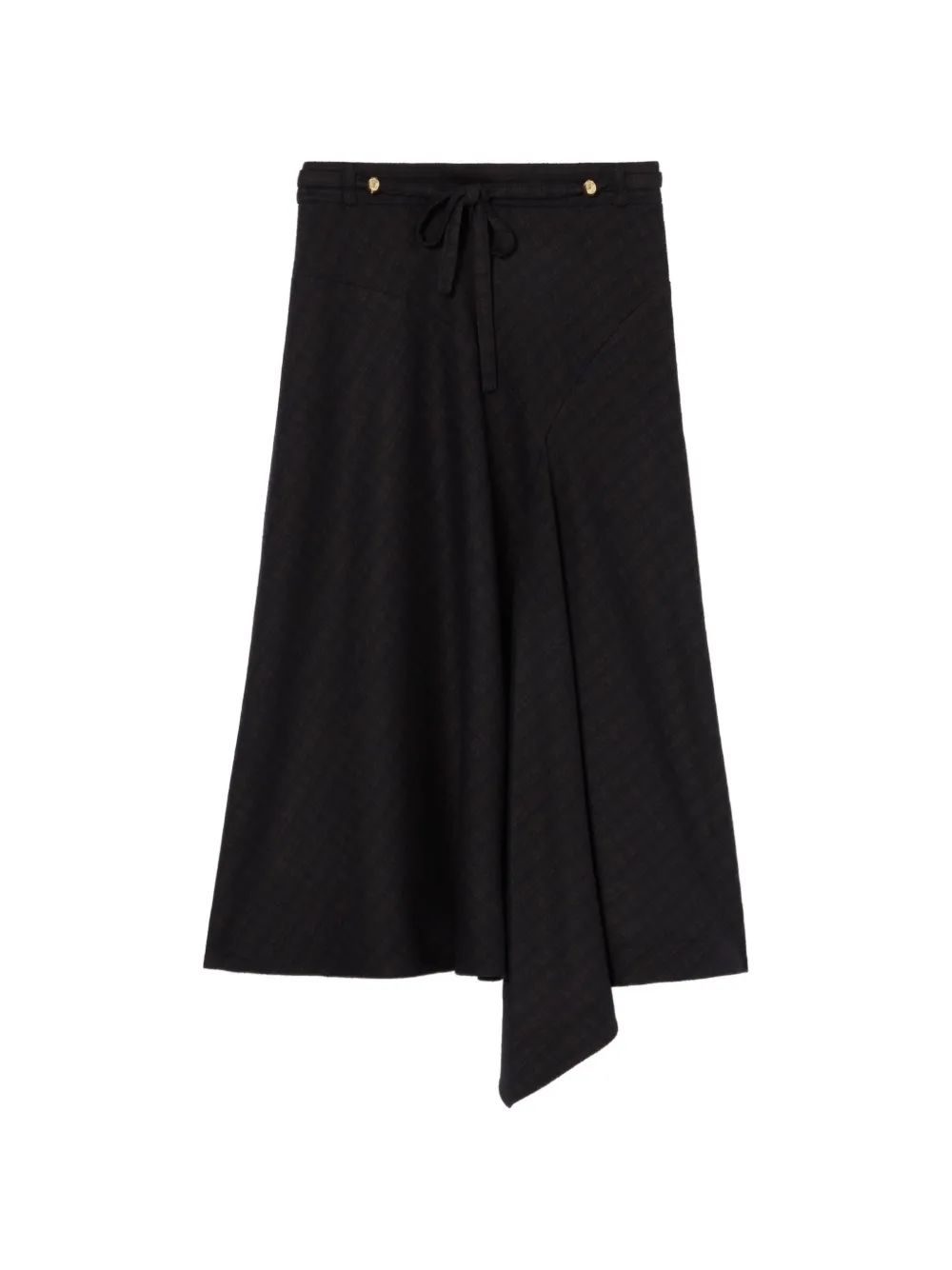 Claudie Pierlot  체크 비대칭 미디 스커트