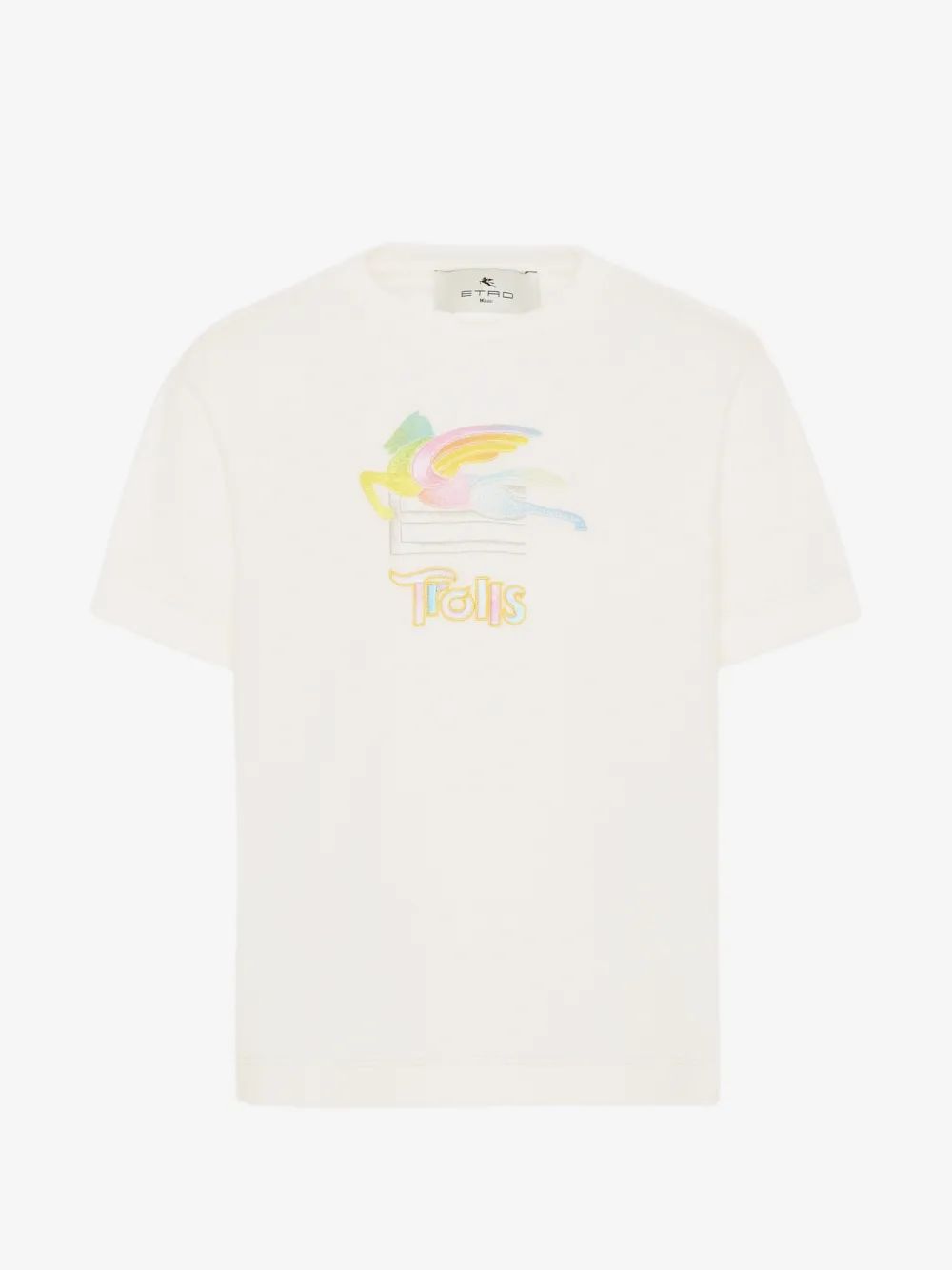 ETRO KIDS 페가수스 트롤 프린트 티셔츠