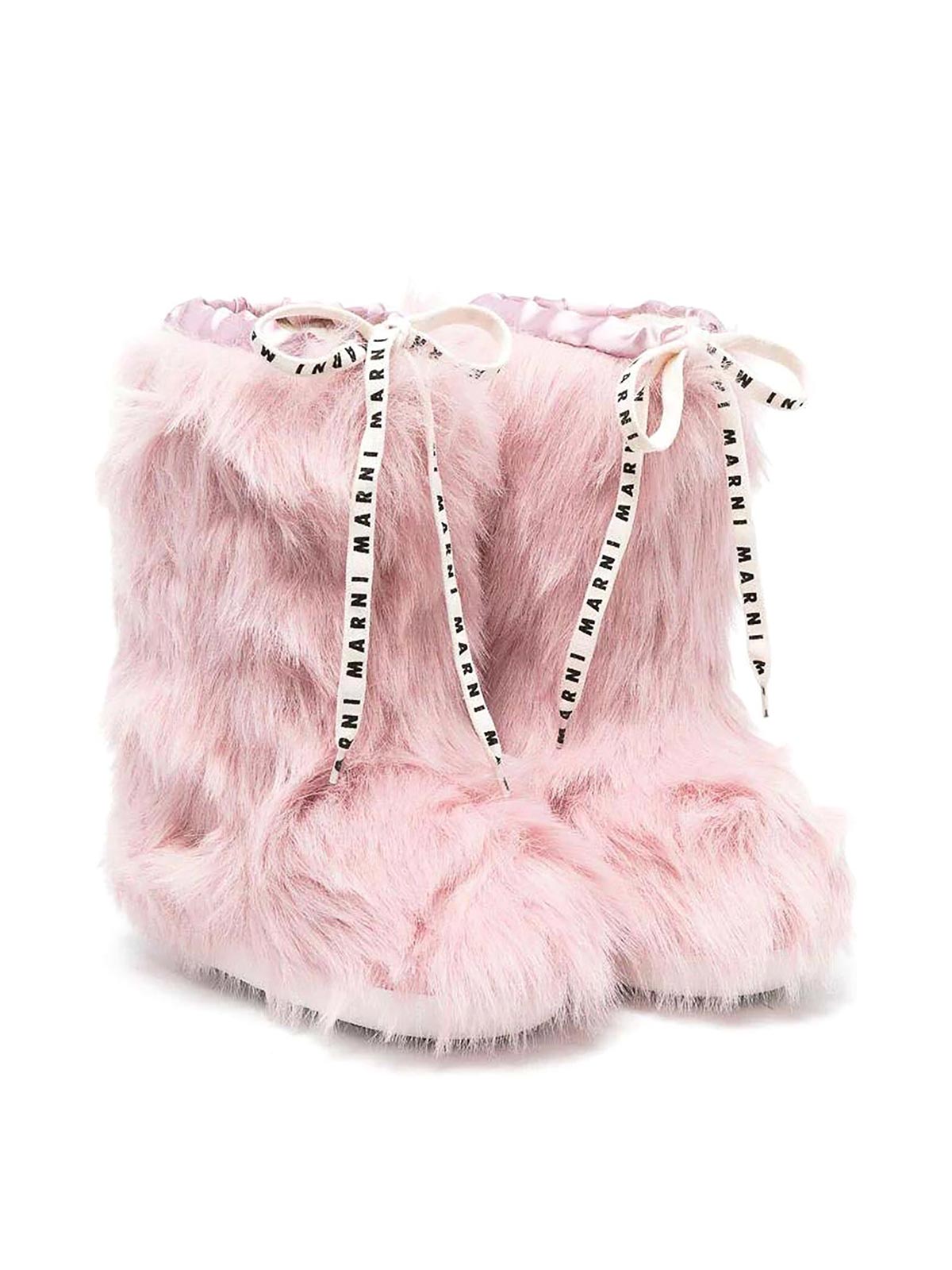 MARNI 페이크 퍼 부츠