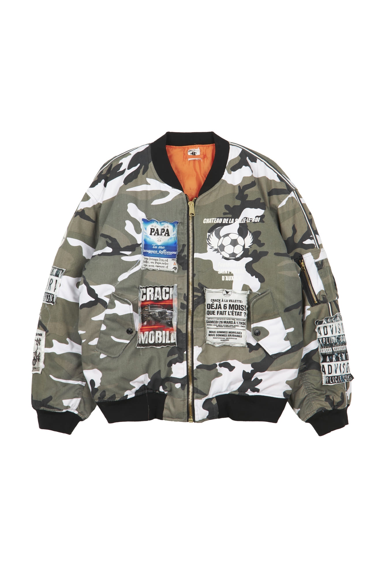 COUCOU BEBE FC Camo Bomber Jacket