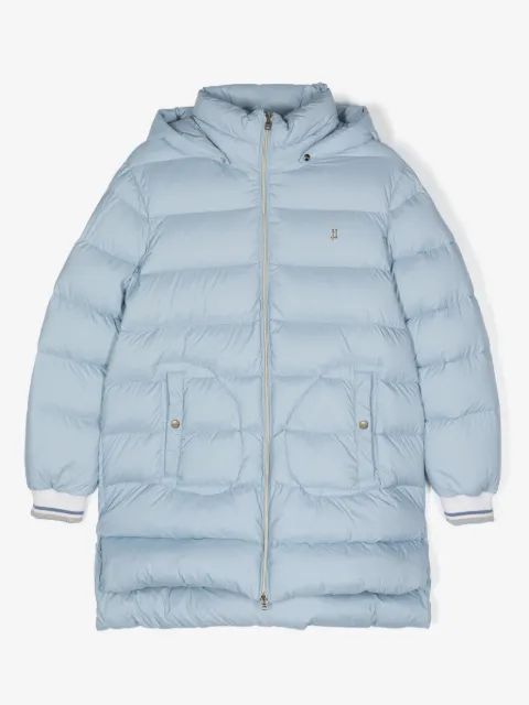 Herno Kids 로고 플라크 패딩 자켓